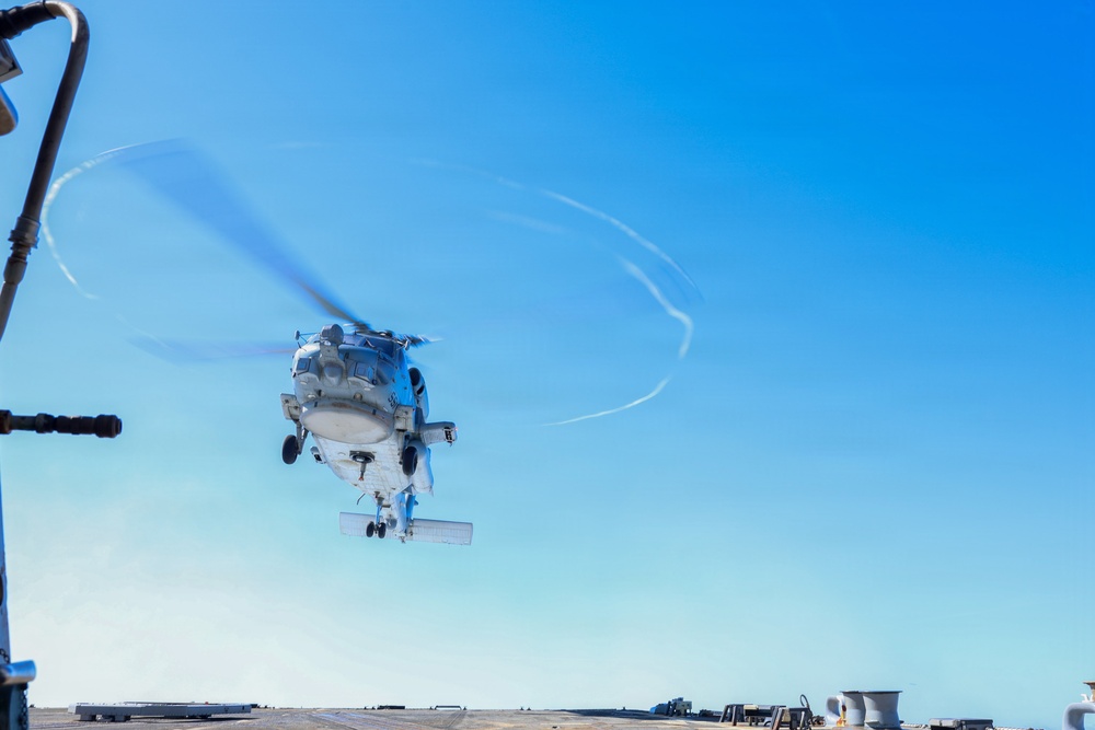 USS Thomas Hudner (DDG 116) Flight Operations