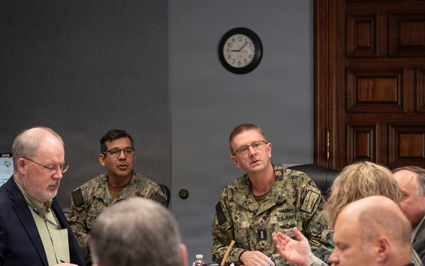 Director of Strategic Systems Programs meets with Naval Postgraduate School leadership