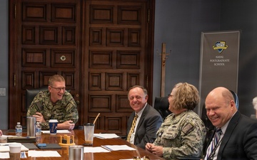 Director of Strategic Systems Programs meets with Naval Postgraduate School leadership