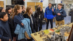 Students get behind the scenes look at NAWCAD Lakehurst