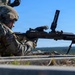 340th Psychological Operations Soldier reloads M240 during Sentry South 26-2