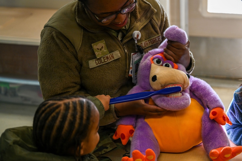 21st Dental Squadron Celebrates Children’s Dental Health Month