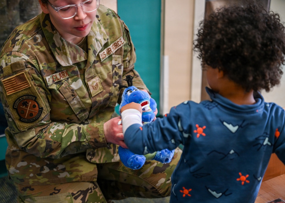 21st Dental Squadron Celebrates Children’s Dental Health Month