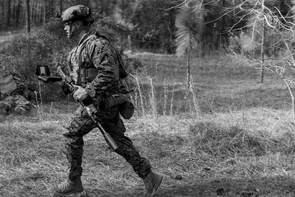 1st Battalion, 2nd Marine Regiment Conducts Live Fire Drone Attacks