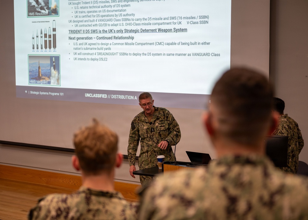 Director of Strategic Systems Programs meets with Naval Postgraduate School leadership