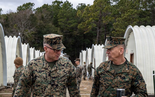 Brig. Gen. Schmidt visits the 24th MEU during CERTEX