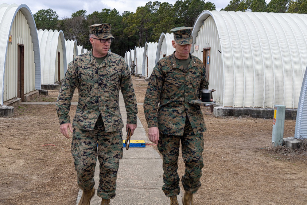 Brig. Gen. Schmidt visits the 24th MEU during CERTEX