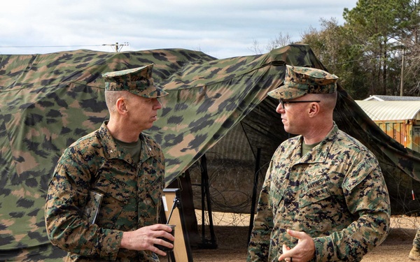 Brig. Gen. Schmidt visits the 24th MEU during CERTEX