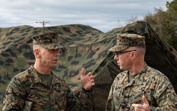 Brig. Gen. Schmidt visits the 24th MEU during CERTEX