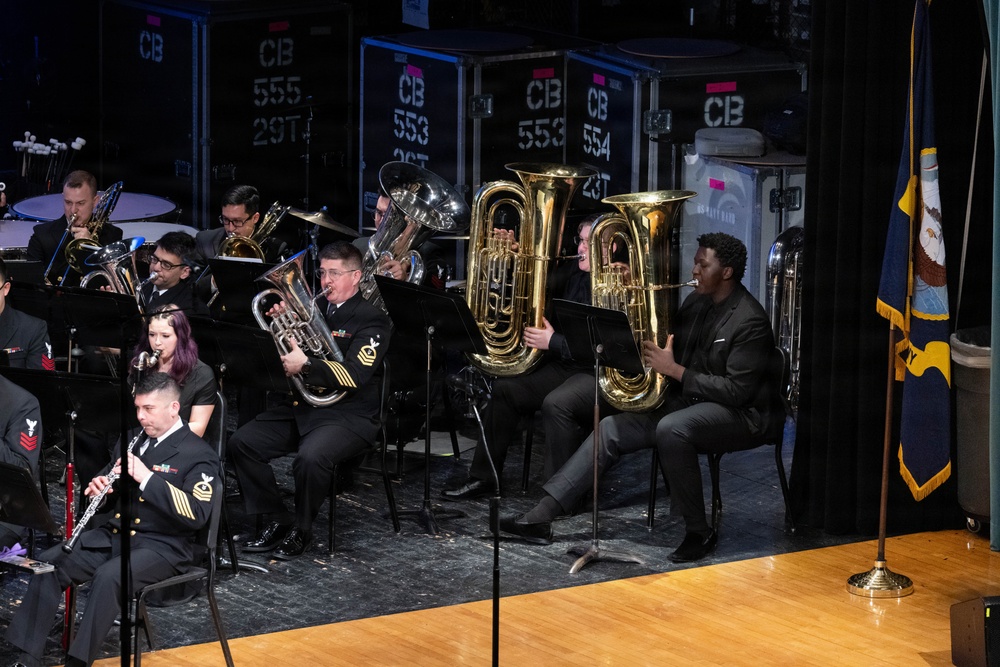 Navy Band tour visits Syracuse