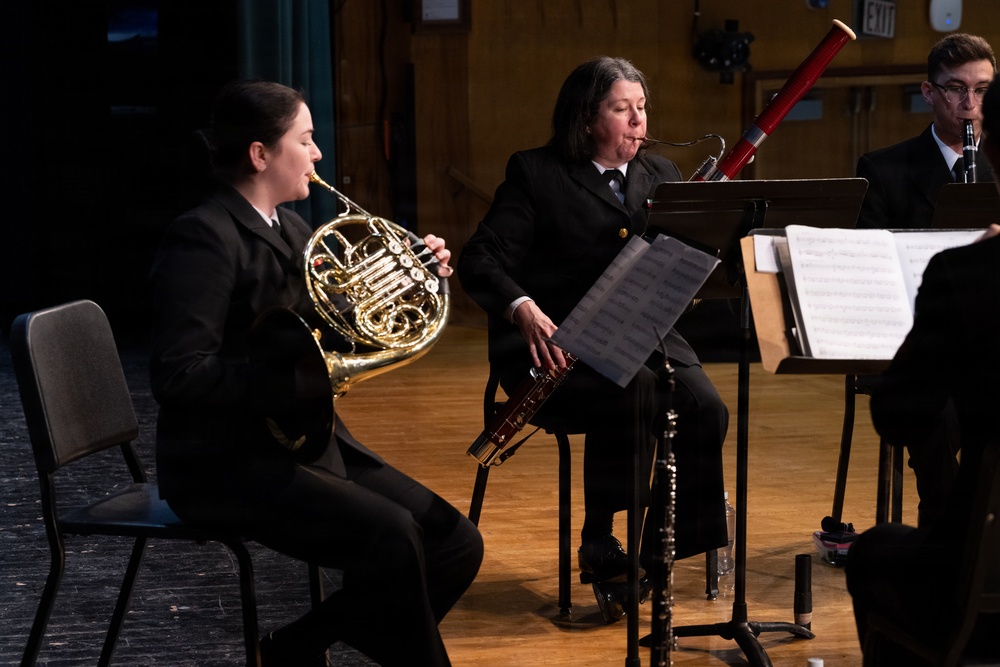 Navy Band Woodwind Quintet at North Syracuse Junior H.S.