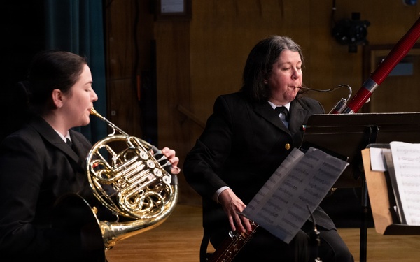 Navy Band Woodwind Quintet at North Syracuse Junior H.S.