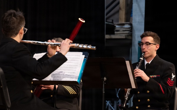 Navy Band Woodwind Quintet at North Syracuse Junior H.S.