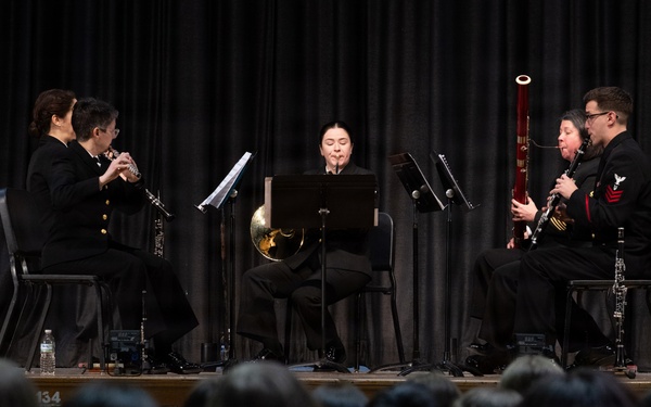 Navy Band Woodwind Quintet at North Syracuse Junior H.S.