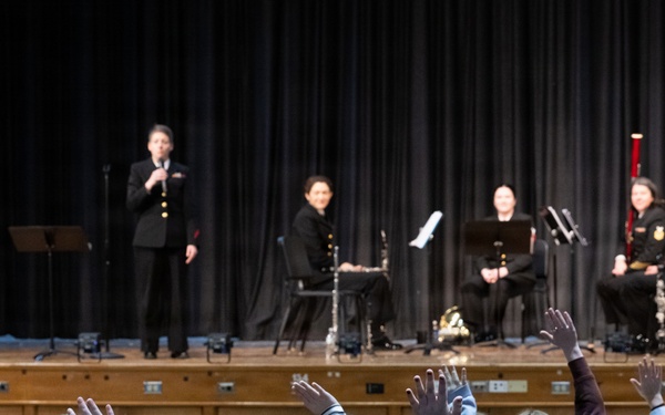 Navy Band Woodwind Quintet at North Syracuse Junior H.S.