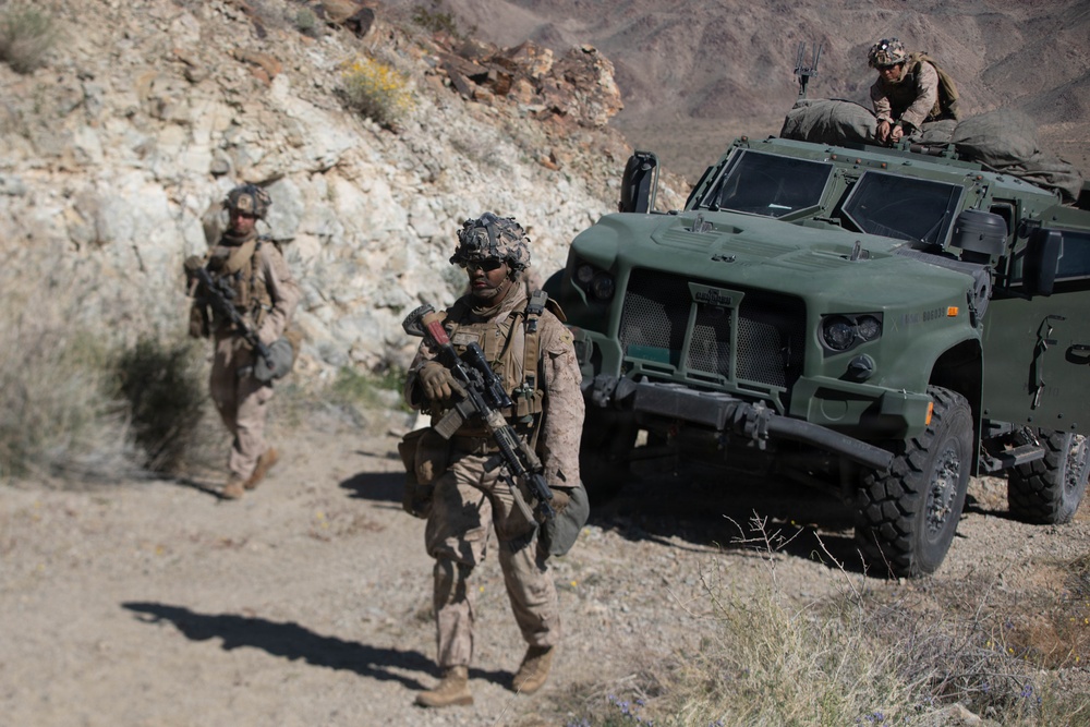 U.S. Marines with 3rd Bn, 7th Marines participate in MWX during SLTE