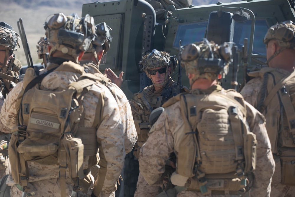U.S. Marines with 3rd Bn, 7th Marines participate in MWX during SLTE