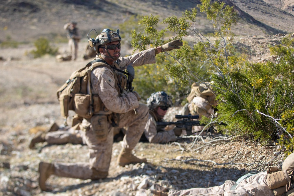U.S. Marines with 3rd Bn, 7th Marines participate in MWX during SLTE