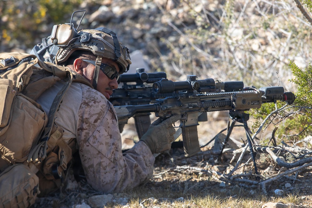 U.S. Marines with 3rd Bn, 7th Marines participate in MWX during SLTE