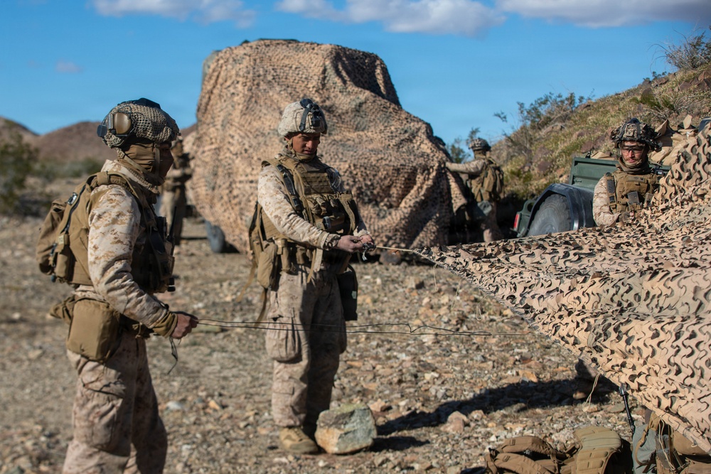 U.S. Marines with 3rd Bn, 7th Marines participate in MWX during SLTE