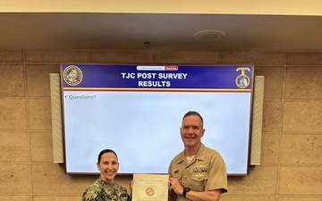 NHCP Director of Mental Health receives accreditation certificate from The Joint Commission