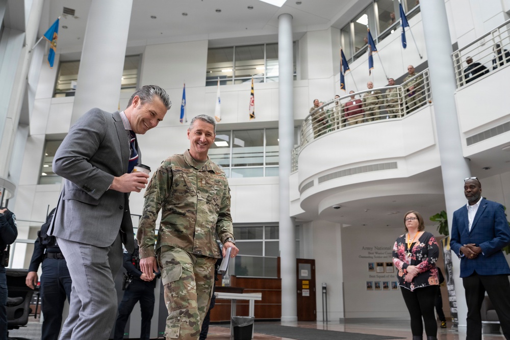 SW Meets with NGB Senior Leaders at Temple Army National Guard Readiness Center