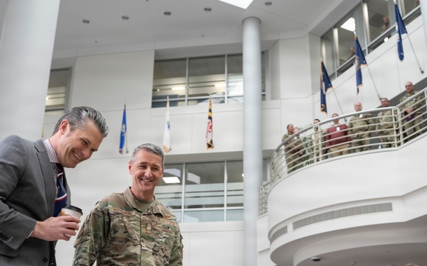 SW Meets with NGB Senior Leaders at Temple Army National Guard Readiness Center