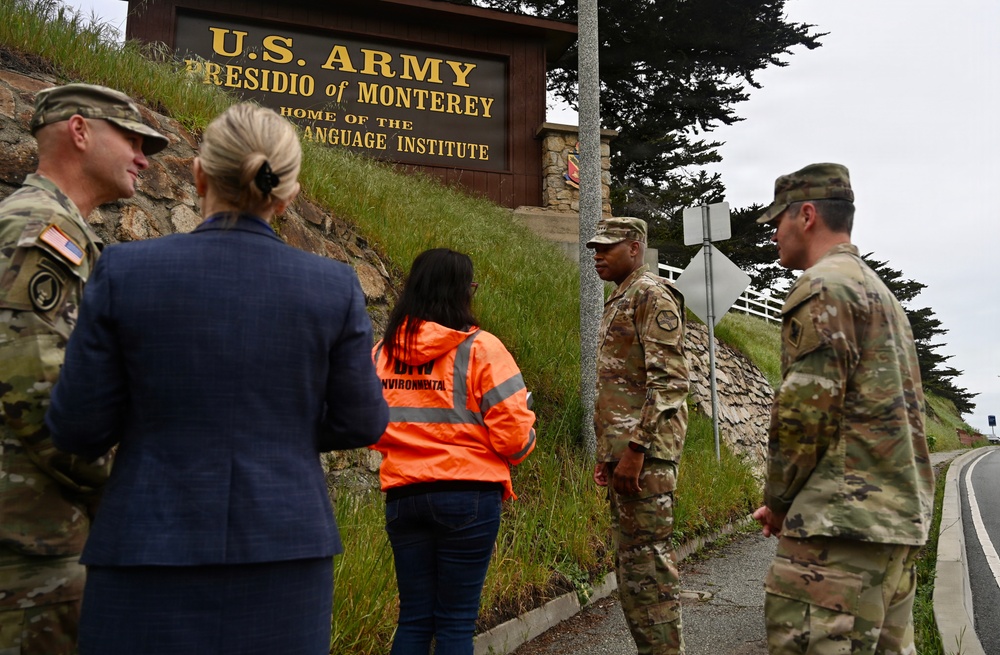 IMCOM commanding general visits Presidio of Monterey, engages workforce and tours key facilities
