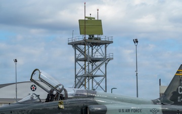 T-38 Talon staged on flightline during Sentry South 26-2