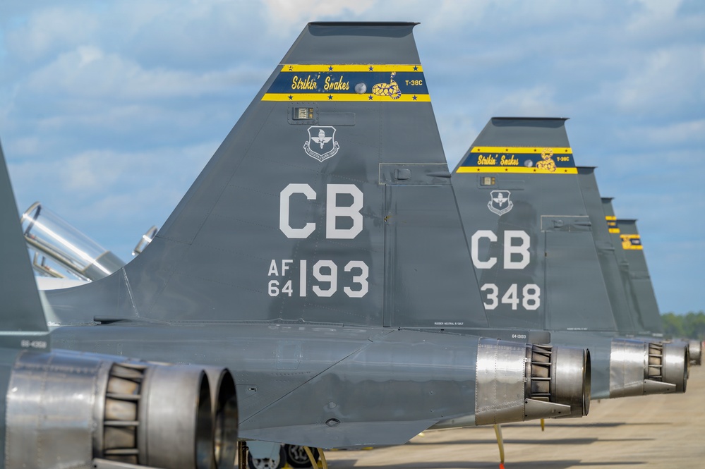 T-38 Talon tail flashes displayed during Sentry South 26-2