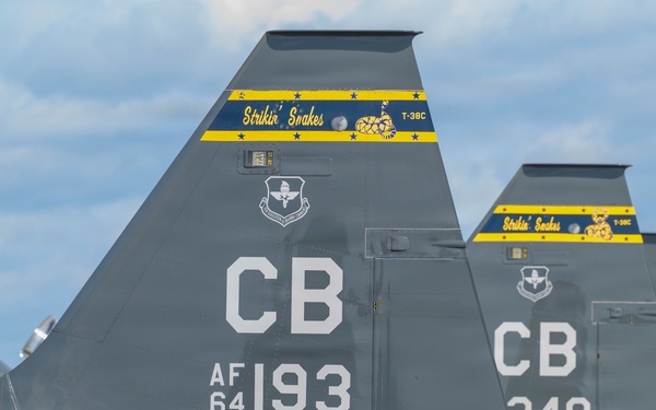 T-38 Talon tail flashes displayed during Sentry South 26-2