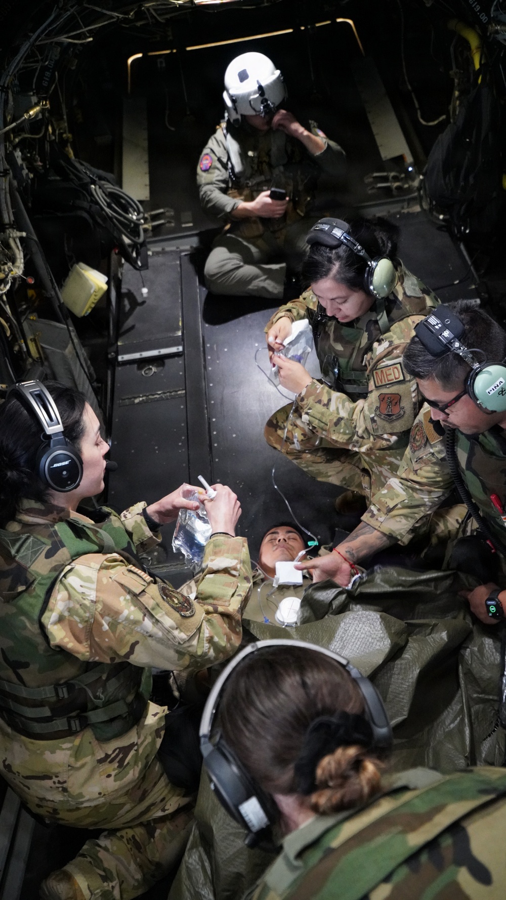 146 AES performs exercise on Navy Osprey aircraft