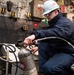 Ronald Reagan Sailors and Shipyard Workers Conduct Maintenance