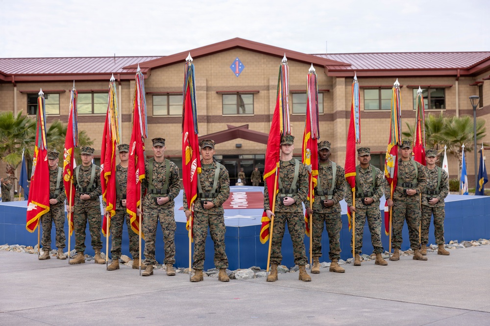 1st MARDIV holds 85th colors rededication ceremony