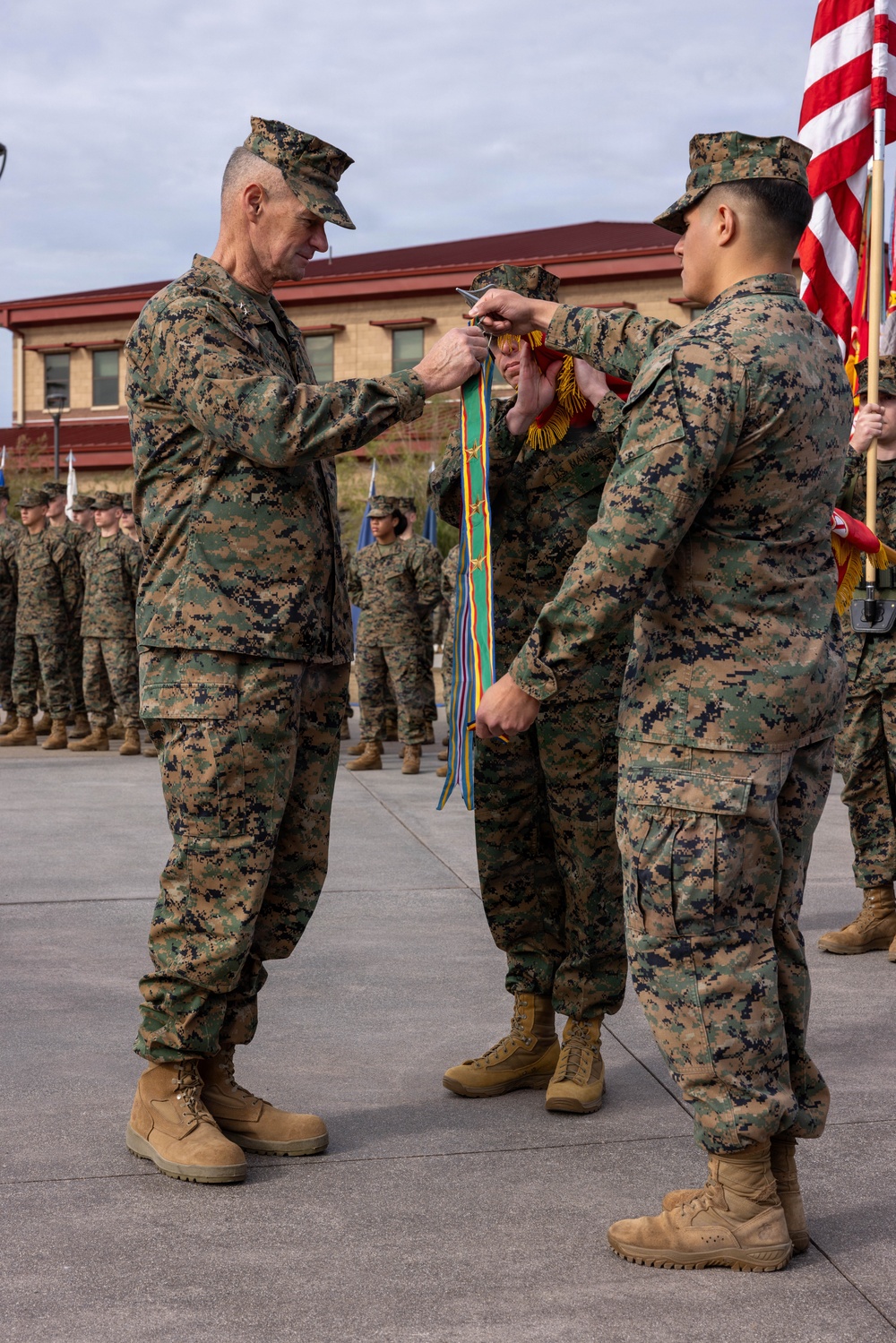 1st MARDIV holds 85th colors rededication ceremony