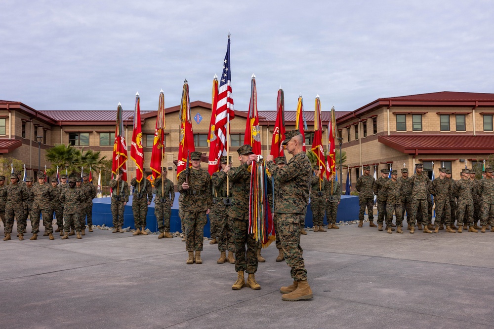 1st MARDIV holds 85th colors rededication ceremony