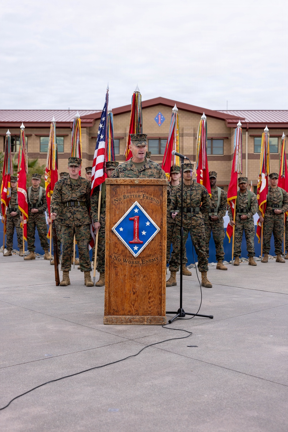 1st MARDIV holds 85th colors rededication ceremony