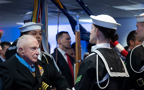 SW Hegseth Hosts MoH Recipient Capt. William's HoH Induction
