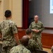 Vice Adm. Jeff Jablon, deputy commander, U.S. Pacific Fleet, delivers remarks at a Total Sailor: Fit to Fight workshop