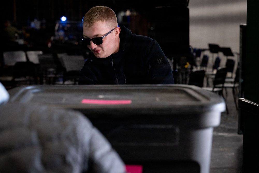 Seabees team with Navy Band