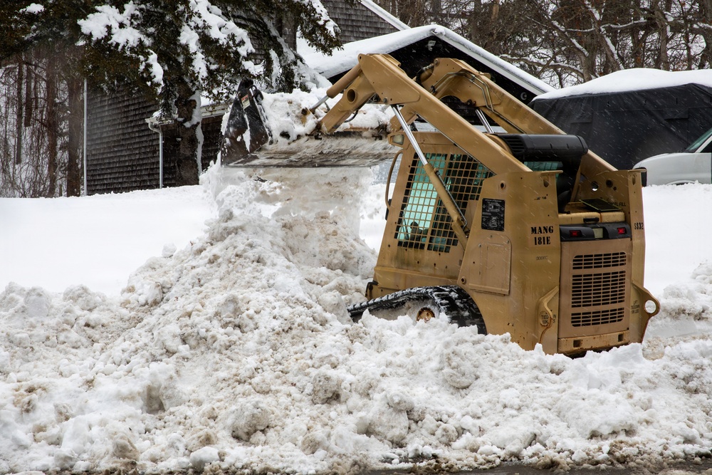 Massachusetts Engineers Respond To Blizzard in Bourne