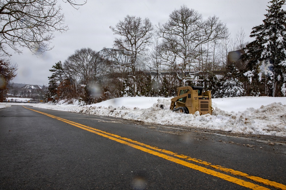 Massachusetts Engineers Respond To Blizzard in Bourne