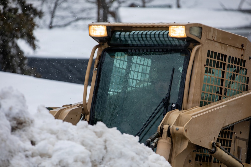 Massachusetts Engineers Respond To Blizzard in Bourne