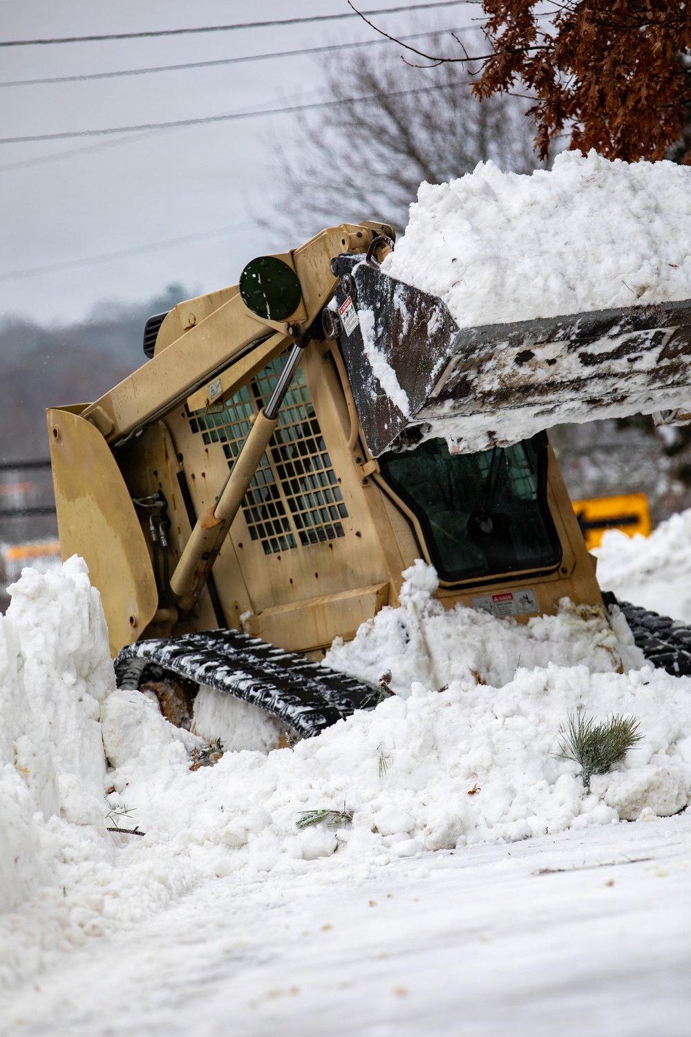 Massachusetts Engineers Respond To Blizzard in Bourne
