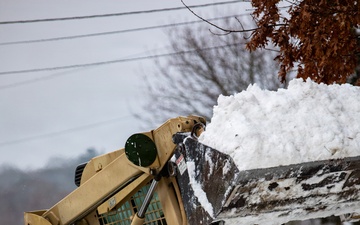 Massachusetts Engineers Respond To Blizzard in Bourne