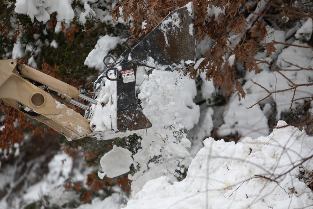 Massachusetts Engineers Respond To Blizzard in Bourne