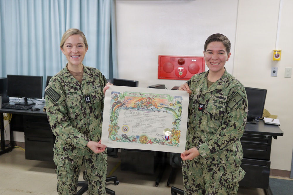 U.S. 7th Fleet Band Shellback Award Presentation