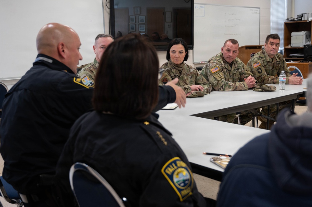 Massachusetts National Guard assists Fall River EMS in response to snowstorm