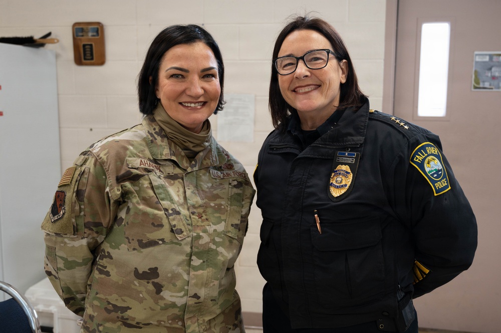 Massachusetts National Guard assists Fall River EMS in response to snowstorm
