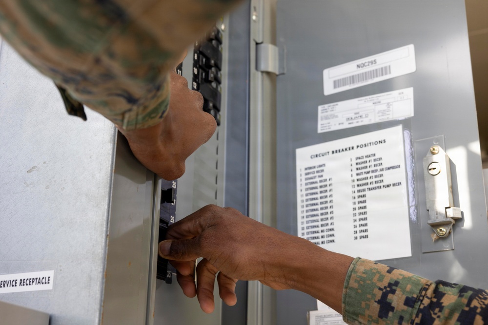 MTX 1-26 | Combat Logistics Battalion 24 Marines Maintain Quality of Life Equipment